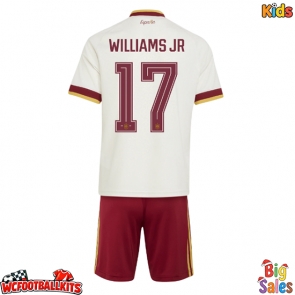 Spain Nico Williams #17 Replica Away Stadium Kit for Kids World Cup 2026 Short Sleeve (+ pants)